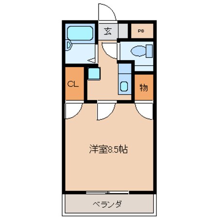 ヴィラージュIの物件間取画像